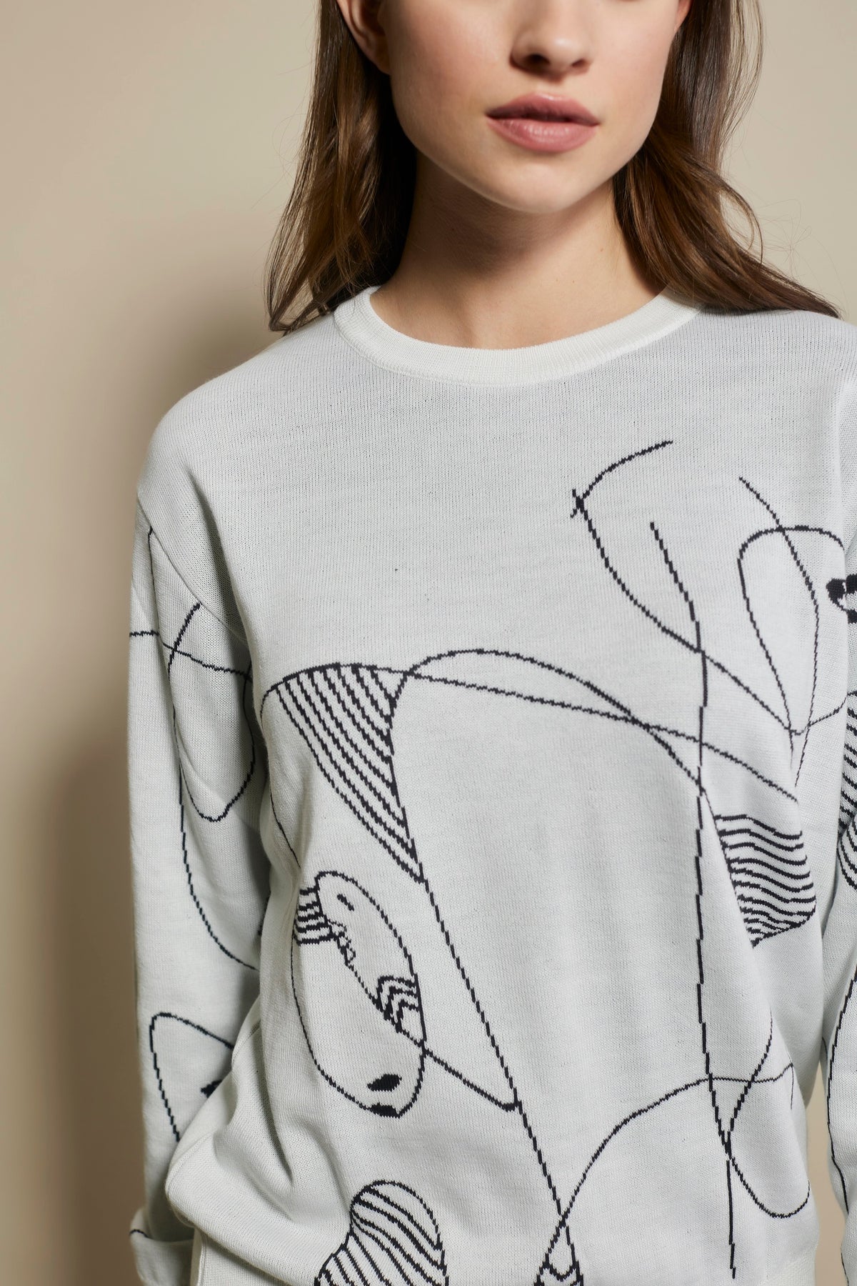 AG Punto Immagine tracksuit in merino wool White